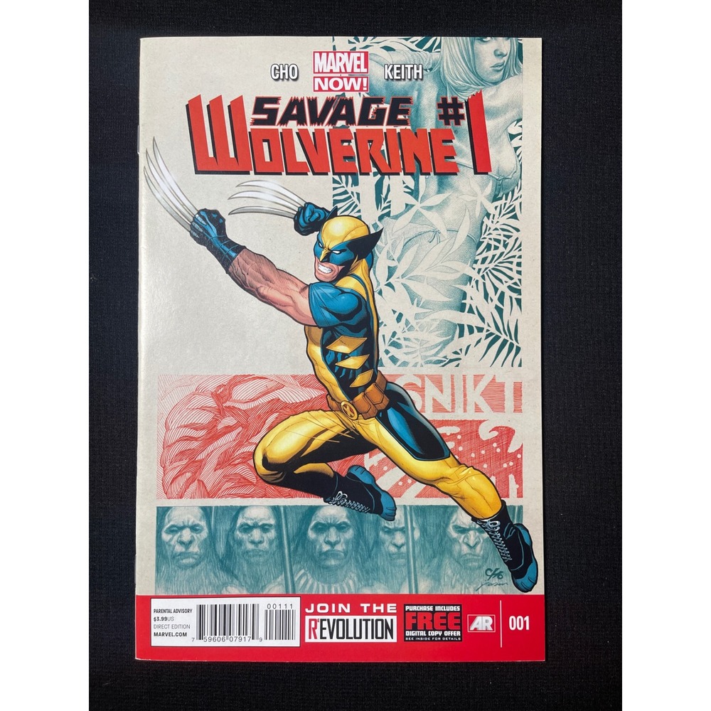 Marvel Savage Wolverine 1 Comic Book 2013 First Print Marvel NOW Cho Keith